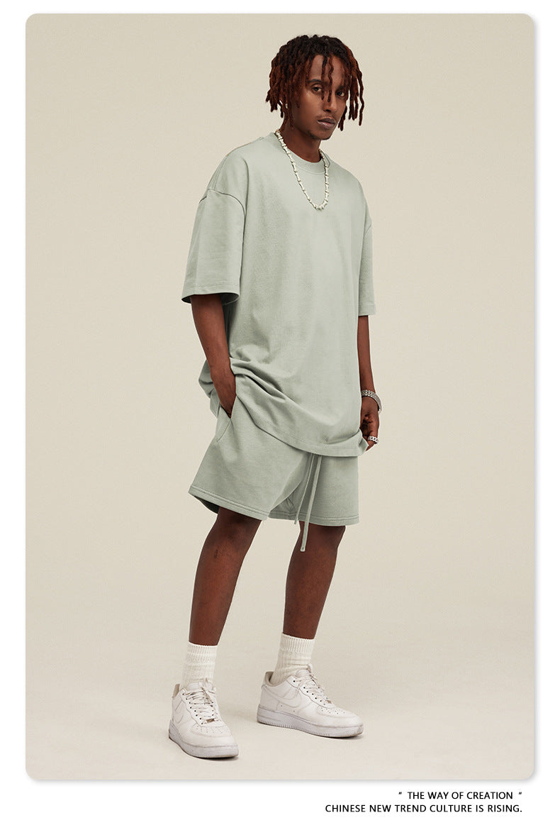 Yaviora Summer American Style Solid Color Loose T-Shirt