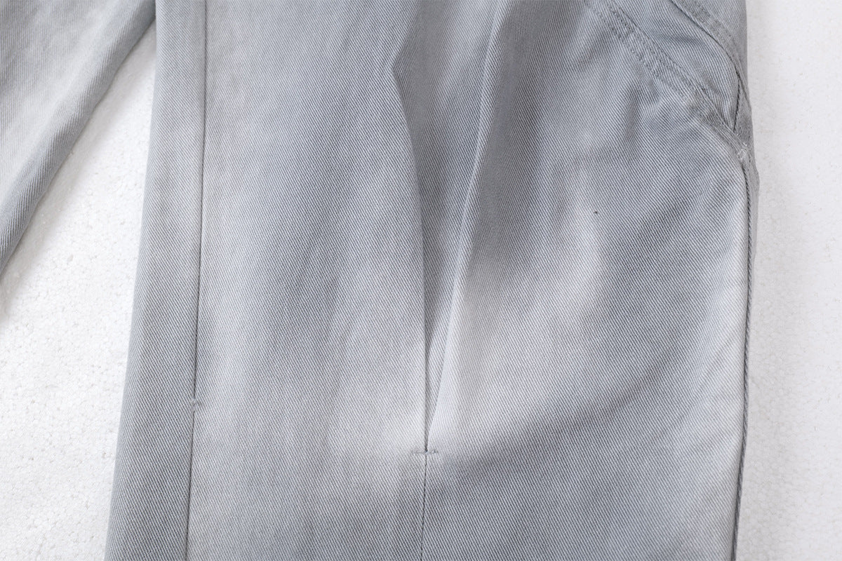 YAVIORA Dirty Dye Deconstructed Design Scimitar Pants