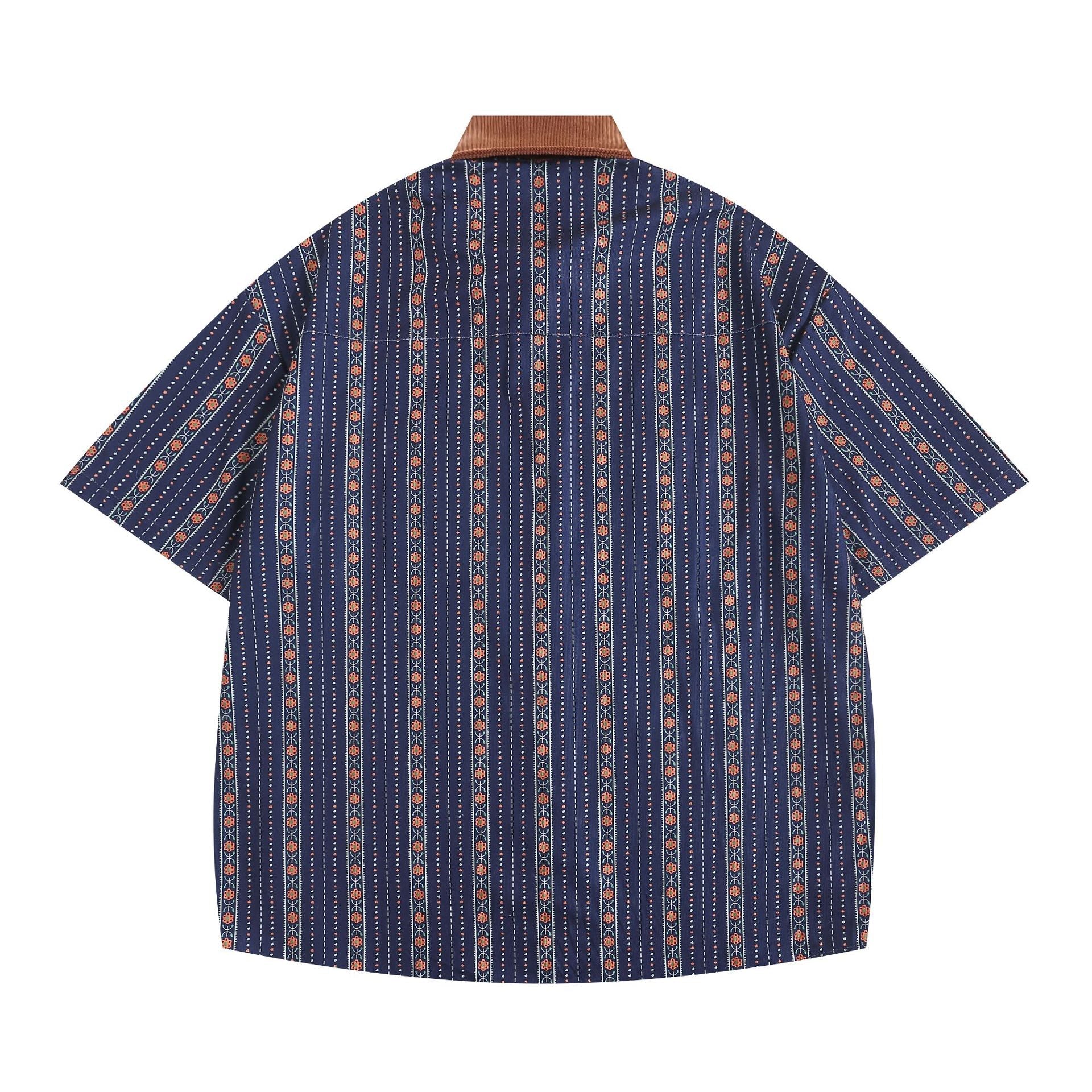 YAVIORA Cartoon Embroidered Shirt