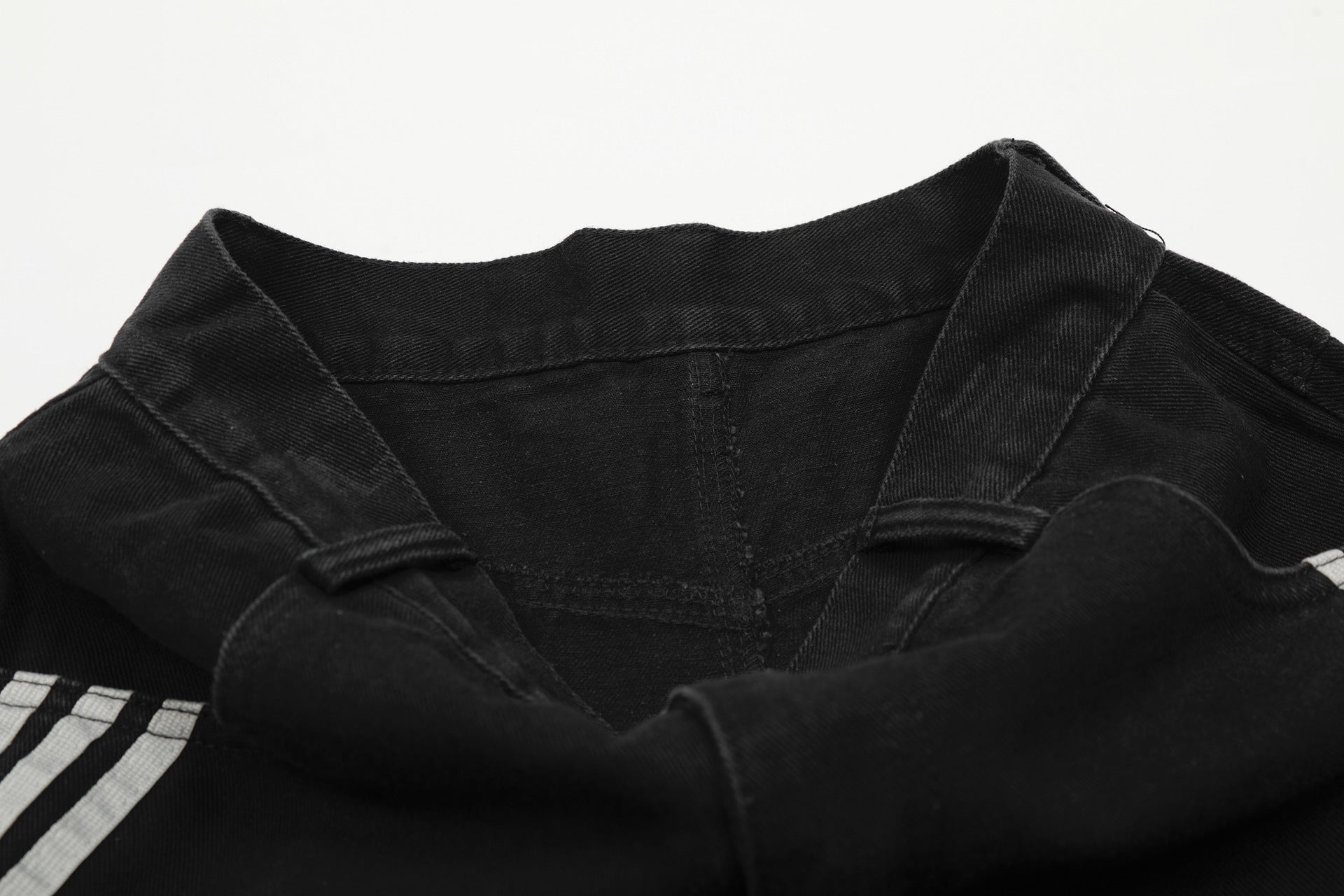 YAVIORA Deconstructed 3-Stripes Curved Wide Leg Pants