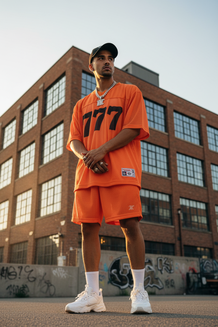 Orange Jersey - Low Angle