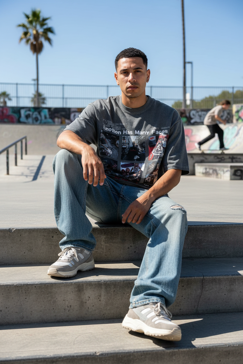 Skate park casual model
