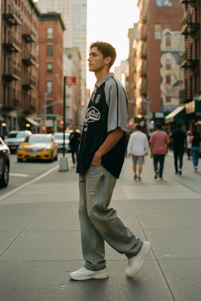 Street walk side profile - Black