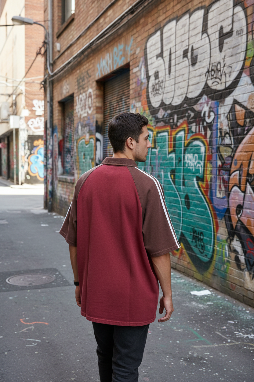 Urban alley back angle - Red