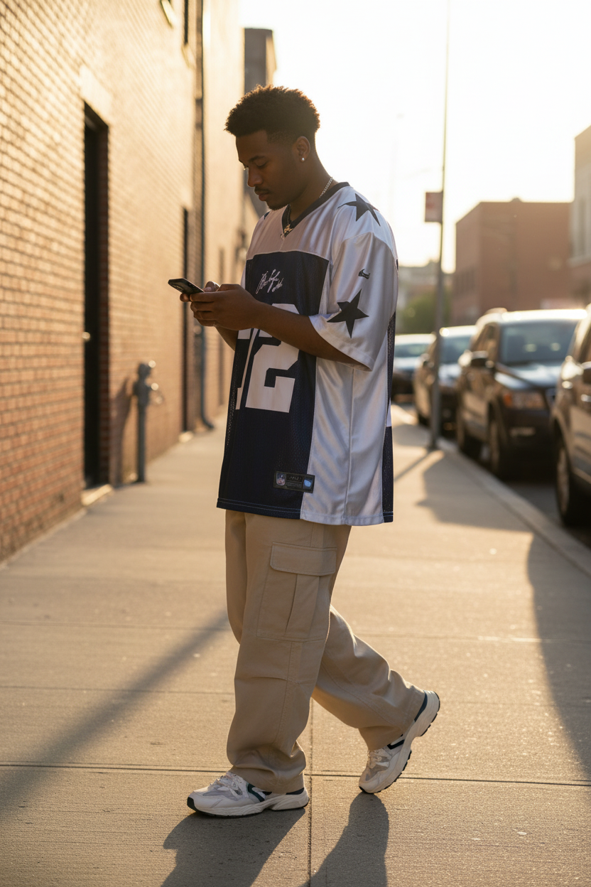 White Jersey - Street Side Walk
